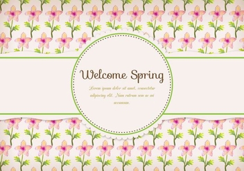 Free Vector Floral Pattern - бесплатный vector #355511